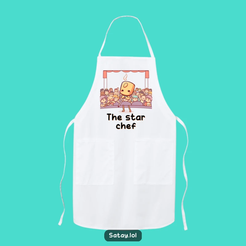 Funny Satay Bowing Apron: Theatrical Chef's Wear, a Perfect Funny Gift for Cooks