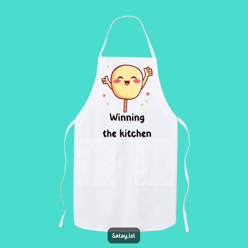 Funny Satay Chef Apron - Cheerful Foodie Support, Cooking Gift
