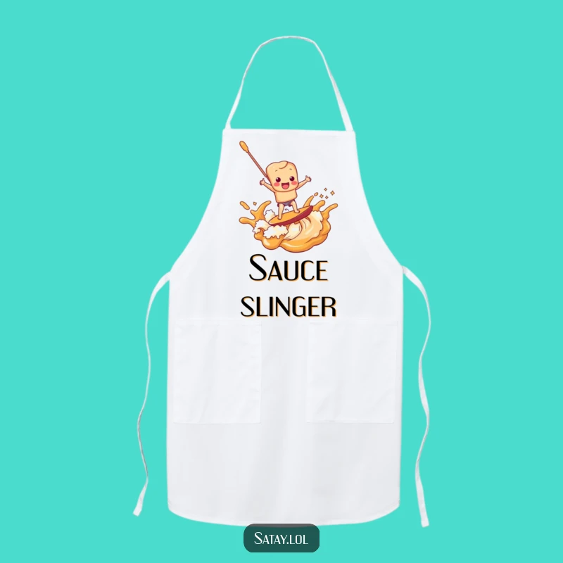 Funny Satay Skewer Peanut Sauce Apron: Hilarious Kitchen Gift
