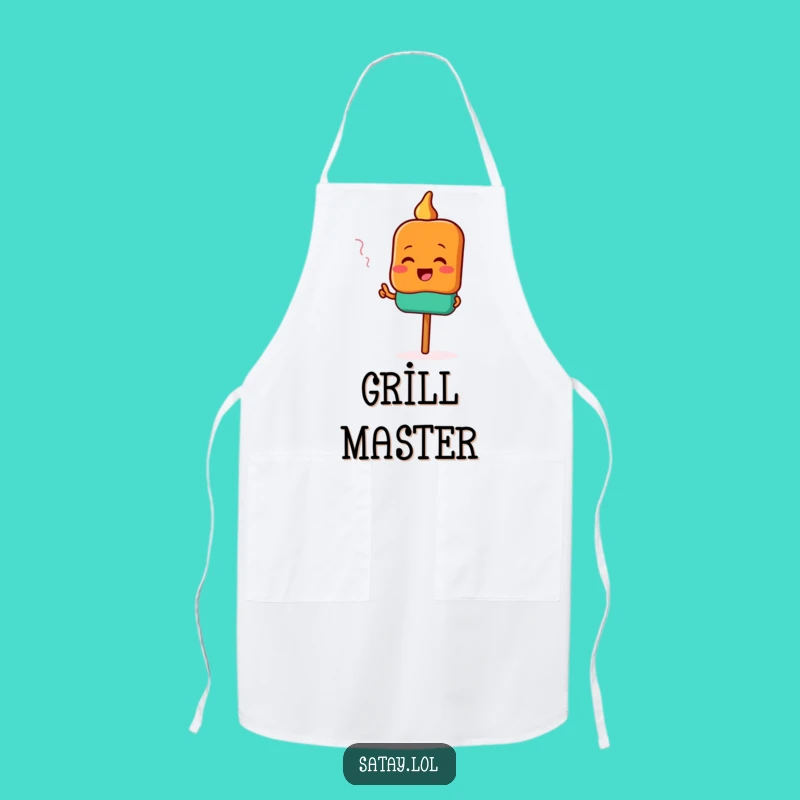 Funny Satay Apron: Kitchen Foodie Fun, The Perfect Funny Gift For Cooks
