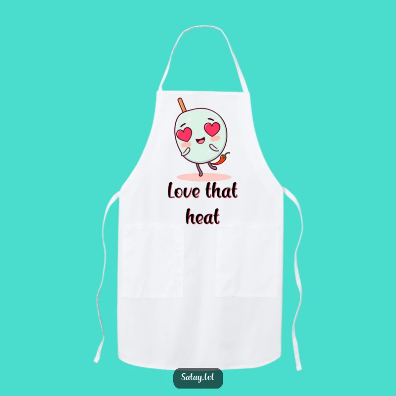 Funny Satay Skewer Love Apron: Chili Chase Kitchen, Hilarious Funny Gift