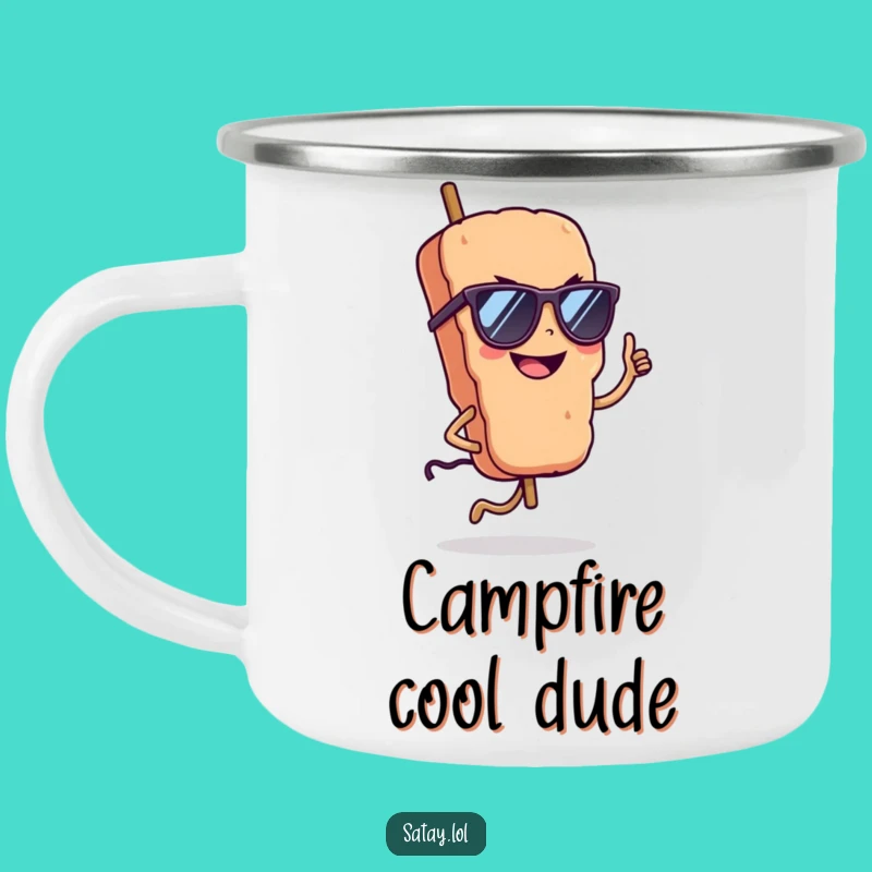 Funny Cool Satay Camping Mug: Stay Cool on Your Adventures