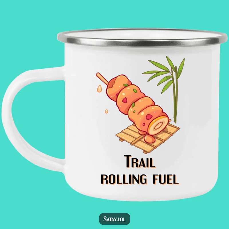 Funny Satay Skewer Camping Mug: Adventure with this Hilarious Skewer Cup