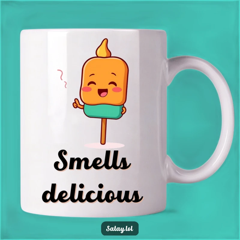 Funny Satay Mug: Foodie Pointer Design, The Ultimate Funny Foodie Gift
