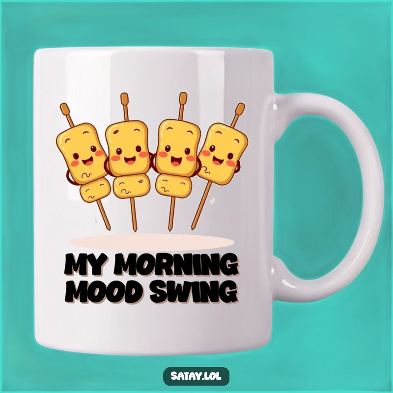 Funny Satay Skewers Jigging Mug: A Hilarious Skewer Gift for Food Lovers