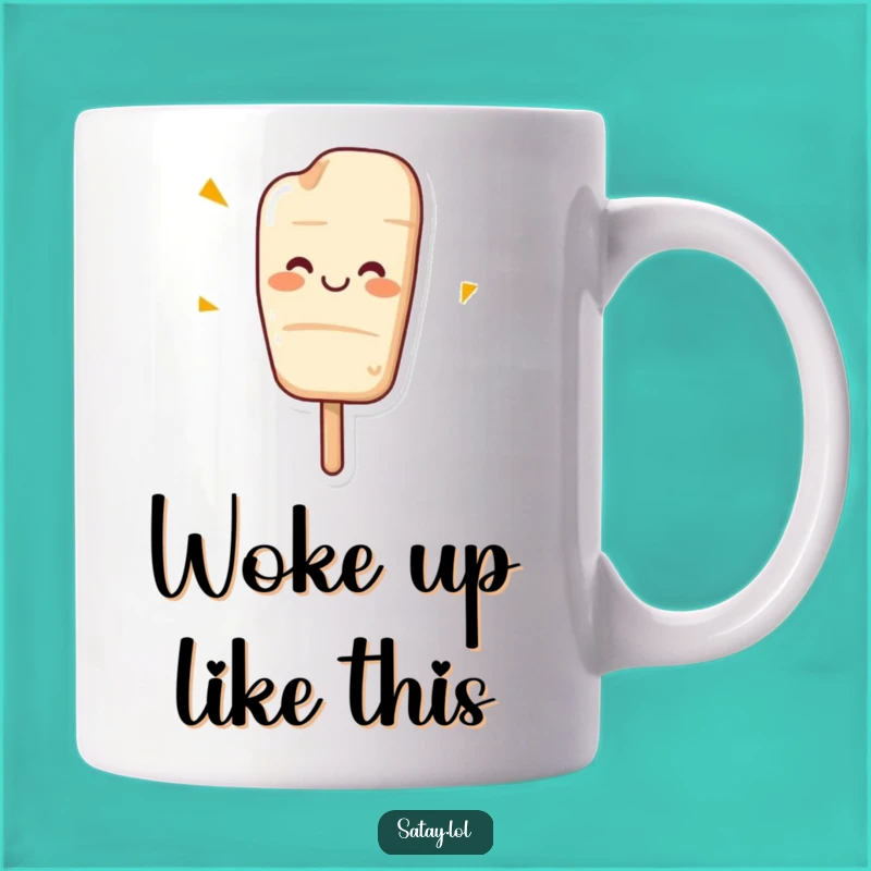 Funny Wiggling Satay Skewer Mug - Cheerful Foodie Gift for Morning Brew