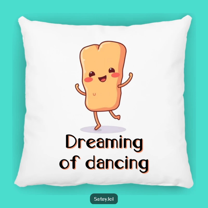 Funny Satay Jig Pillow: Comfy Comfort with Culinary Fun