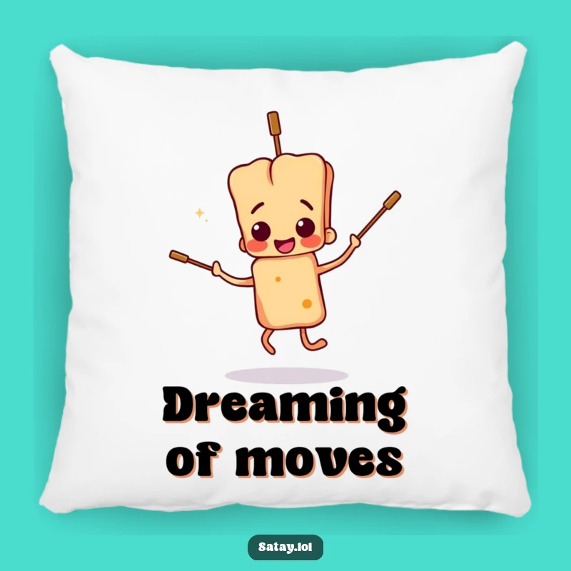 Funny Satay Skewer Dance Pillow: Clumsy Comfort, Cozy & Hilarious Funny Gift