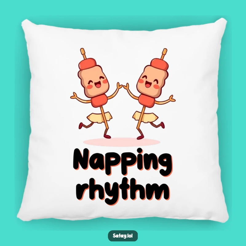 Funny Satay Dance Pillow - Synchronized Skewers Cushion Gift