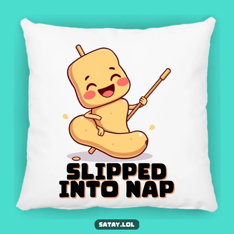 Funny Satay Skewer Pillow: Slipping Comfort, Soft and Hilarious Funny Gift!