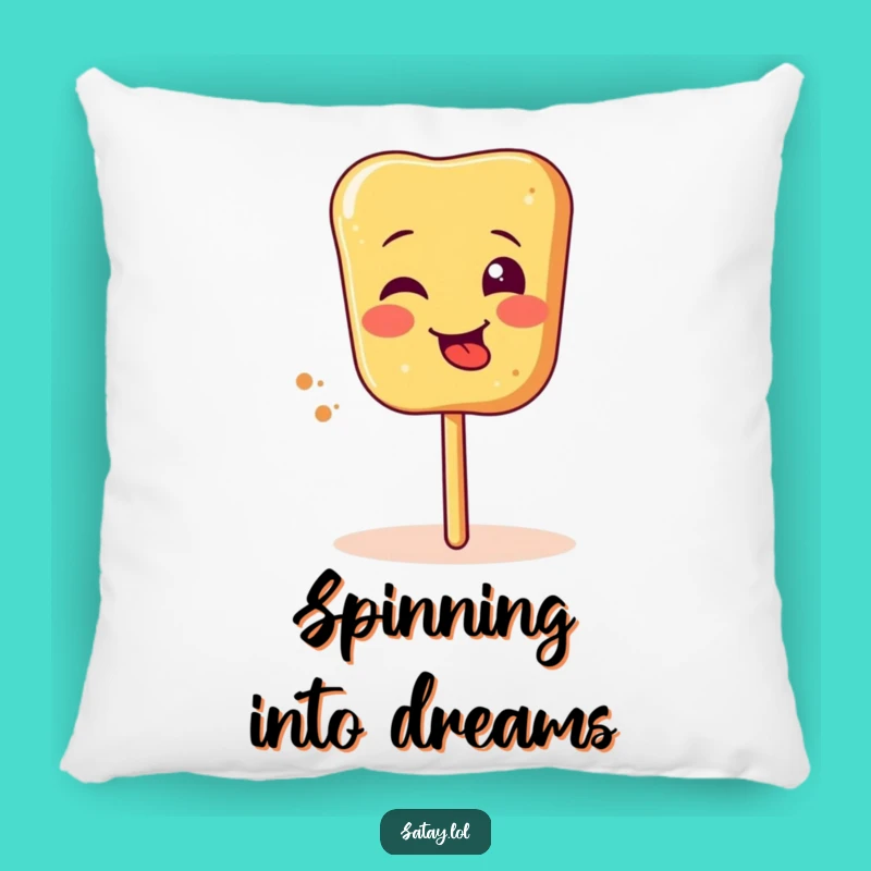 Funny Satay Skewer Pillow: Cozy & Hilarious Spinning Accent, Perfect Gift