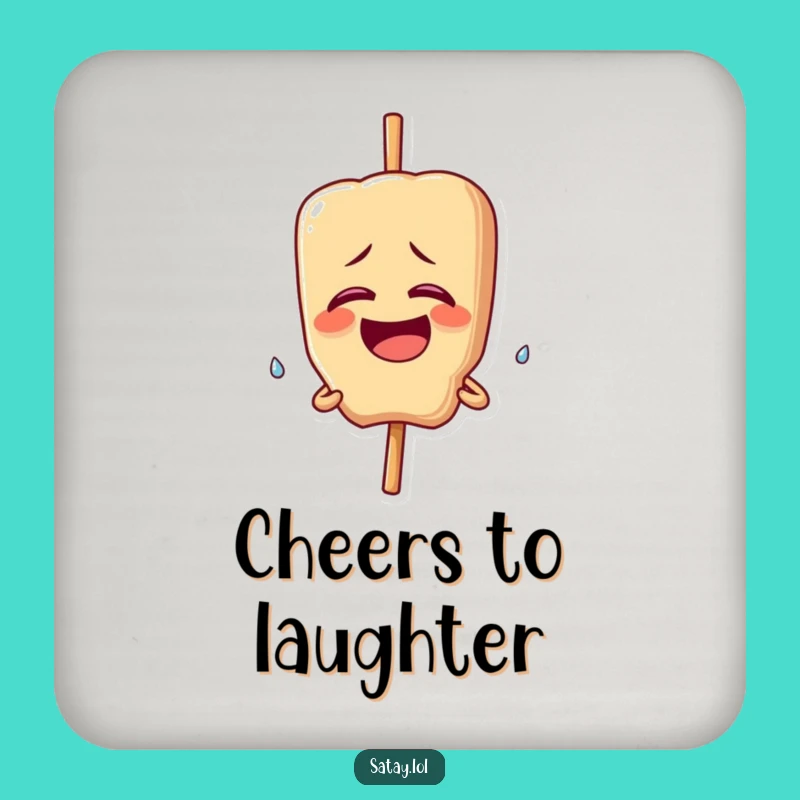Funny Giggling Satay Skewer Coaster: Tearful Protection - Set of Funny Gifts!