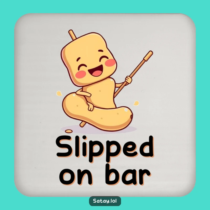 Funny Satay Skewer Coaster: Slipping Protection, Add Foodie Fun to Your Table!