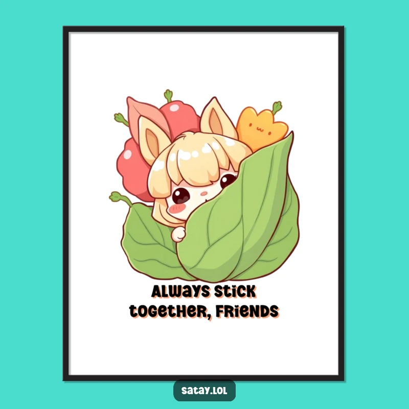 Free Printable Satay Wall Art: Whimsical Downloadable Decor for a Playful Space!