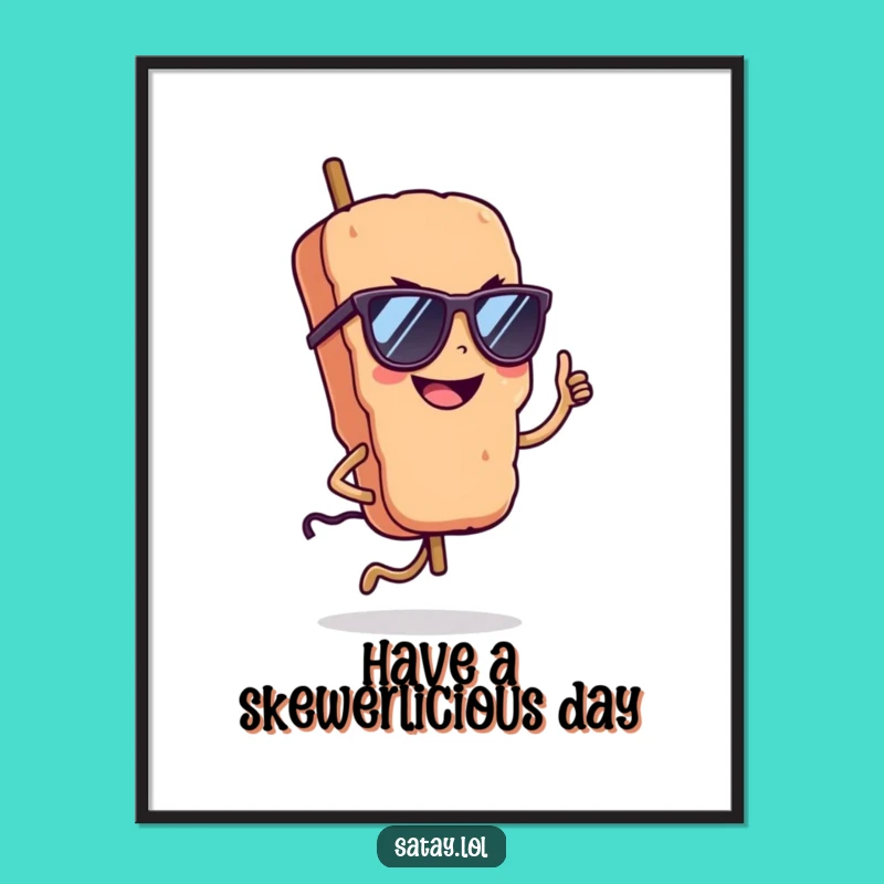 Free Printable Cool Satay Wall Art: Hilarious Downloadable Art with Swagger