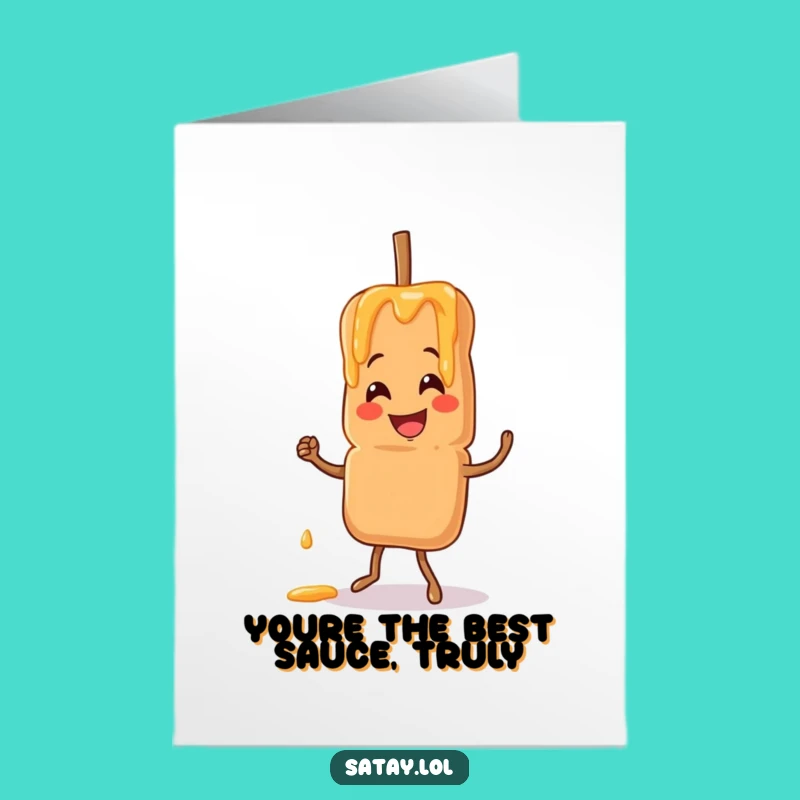 Free Printable Thank You Card: Satay Skewer's Jig of Gratitude