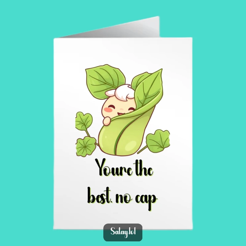 Free Printable Satay Thank You Card: Funny Satay Skewer Downloadable Message