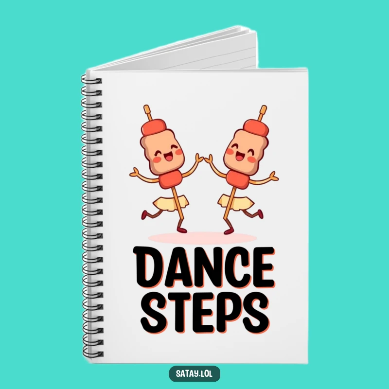 Funny Satay Dance Notebook - Synchronized Skewers Journal Gift