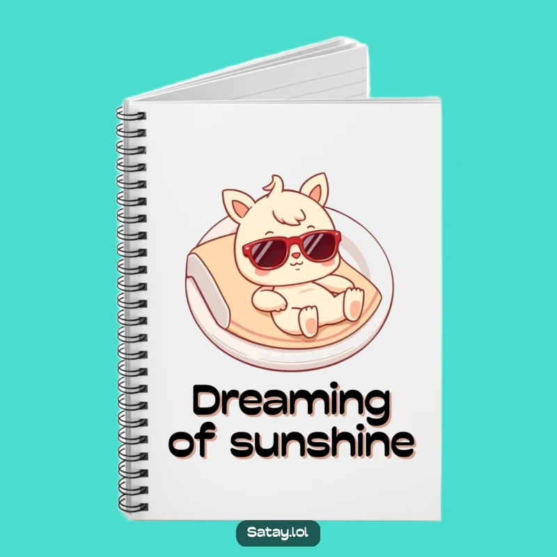 Funny Satay Journal: Tiny Sunglasses Notes, Hilarious Foodie Diary, Perfect Gift for Writers!