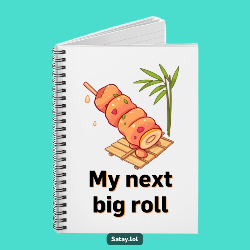 Funny Satay Skewer Notebook: Jot Down Ideas with this Hilarious Skewer Cover