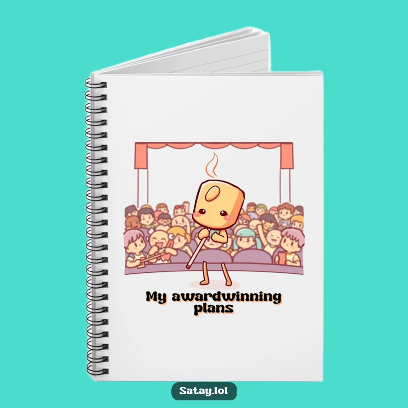 Funny Satay Bowing Notebook: Theatrical Journaling, a Perfect Funny Gift for Writers