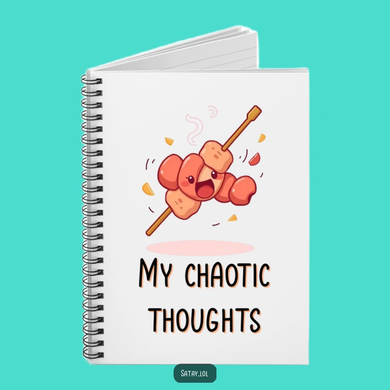 Funny Satay Skewer Dancing Notebook: Jot Down Moves with this Hilarious Cover