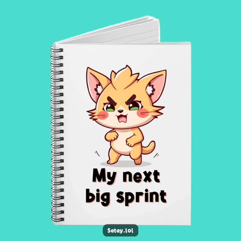 Funny Satay Journal - Determined Foodie Notes, Creative Gift