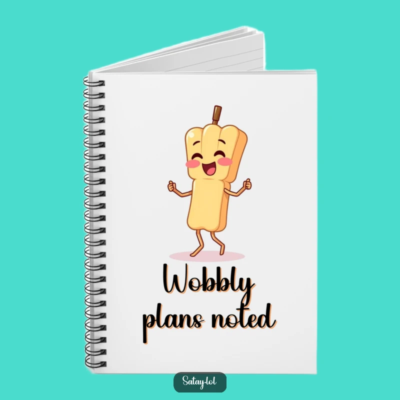 Funny Wobbly Dance Satay Skewer Notebook: Dance Journal - Perfect Funny Gift!