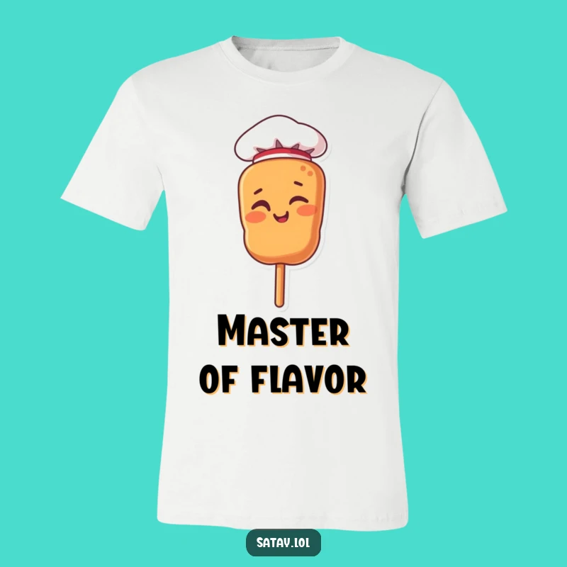 Funny Chef Satay Skewer T-Shirt: Winking Skewer Tee, Ideal Culinary Gift