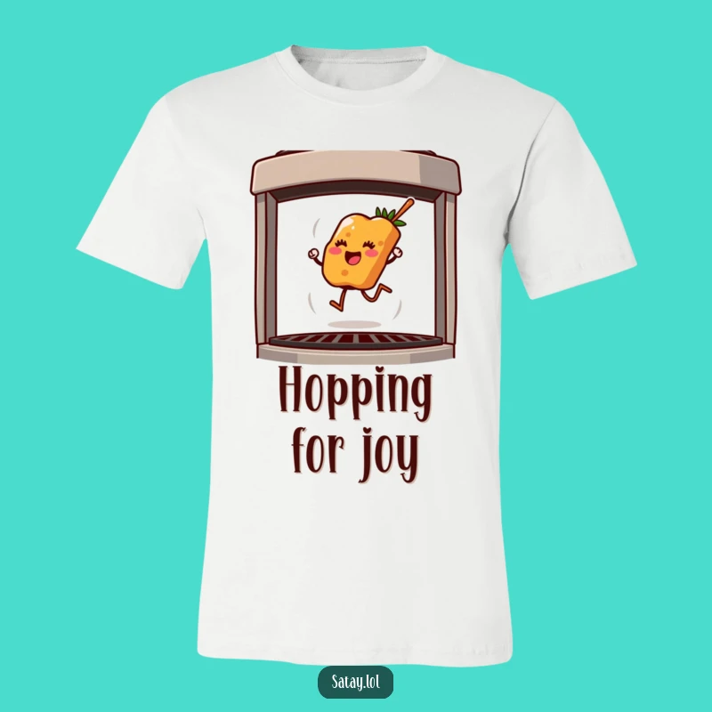 Funny Hopping Satay Skewer T-Shirt: Comical Grill Master Tee, Perfect Funny Gift