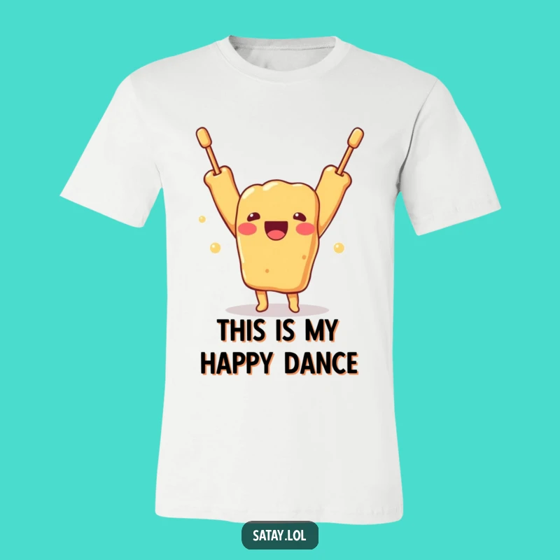 Funny Satay Skewer Delight T-Shirt: A Hilarious Apparel Gift for Foodies!