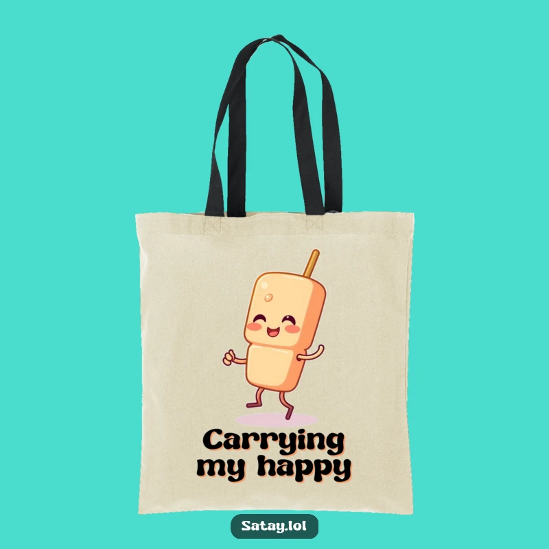 Funny Satay Skewer Jigging Tote Bag - Skewer Character Dance Accessory Gift