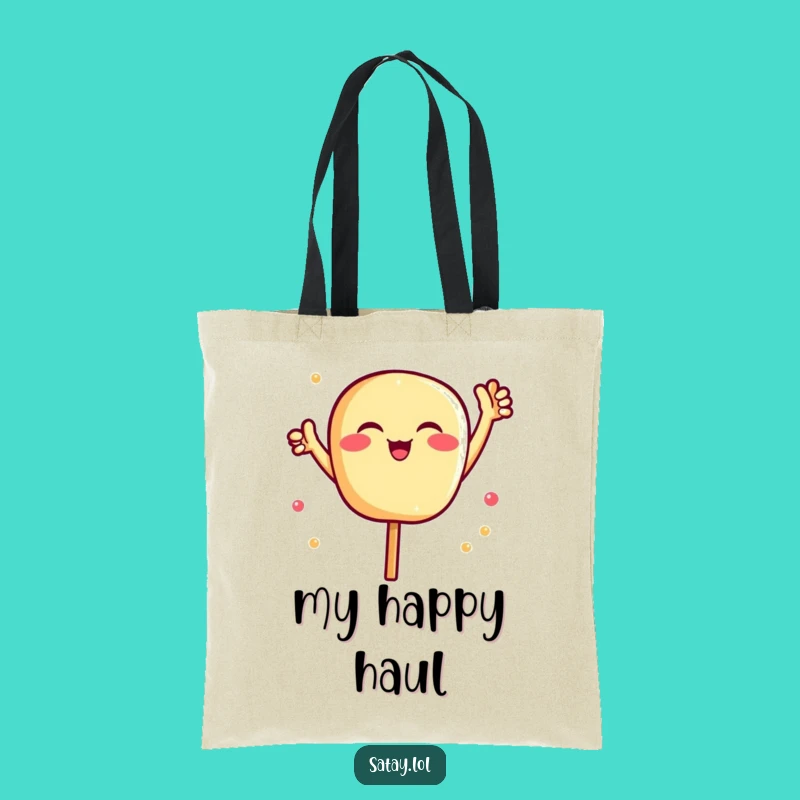 Funny Satay Tote Bag - Cheerful Foodie Companion, Great Gift